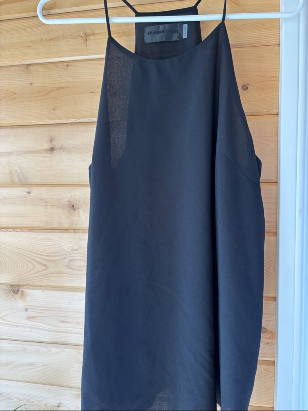 Blaque Label Black Spaghetti Strap Tank Top